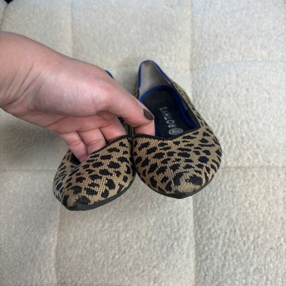 Rothy’s The Point Flat Cheetah Print - Picture 3 of 8